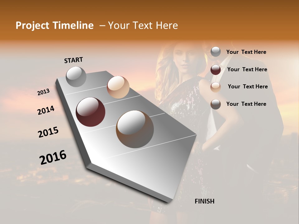 Ring Lifestyles Couple PowerPoint Template