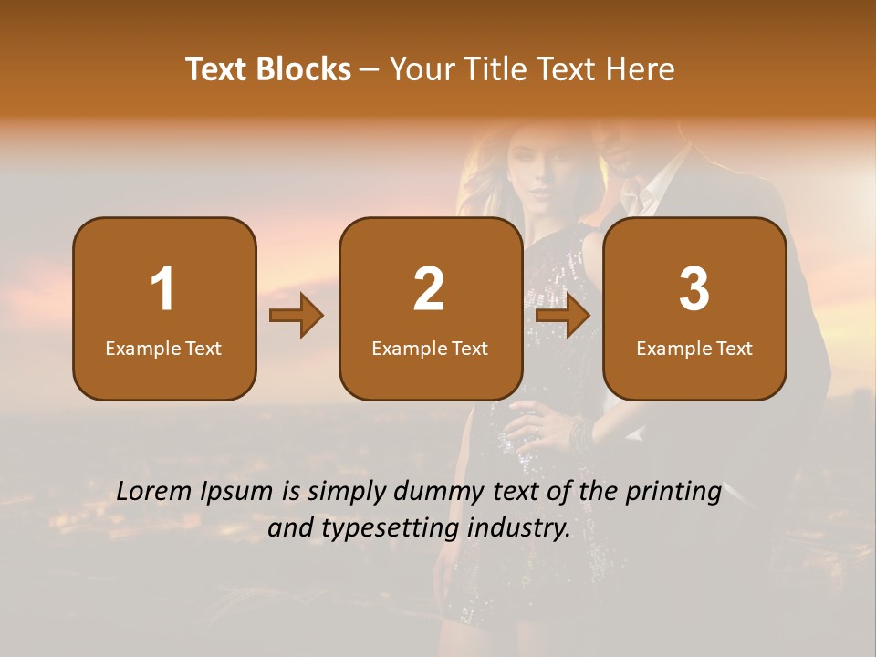 Ring Lifestyles Couple PowerPoint Template