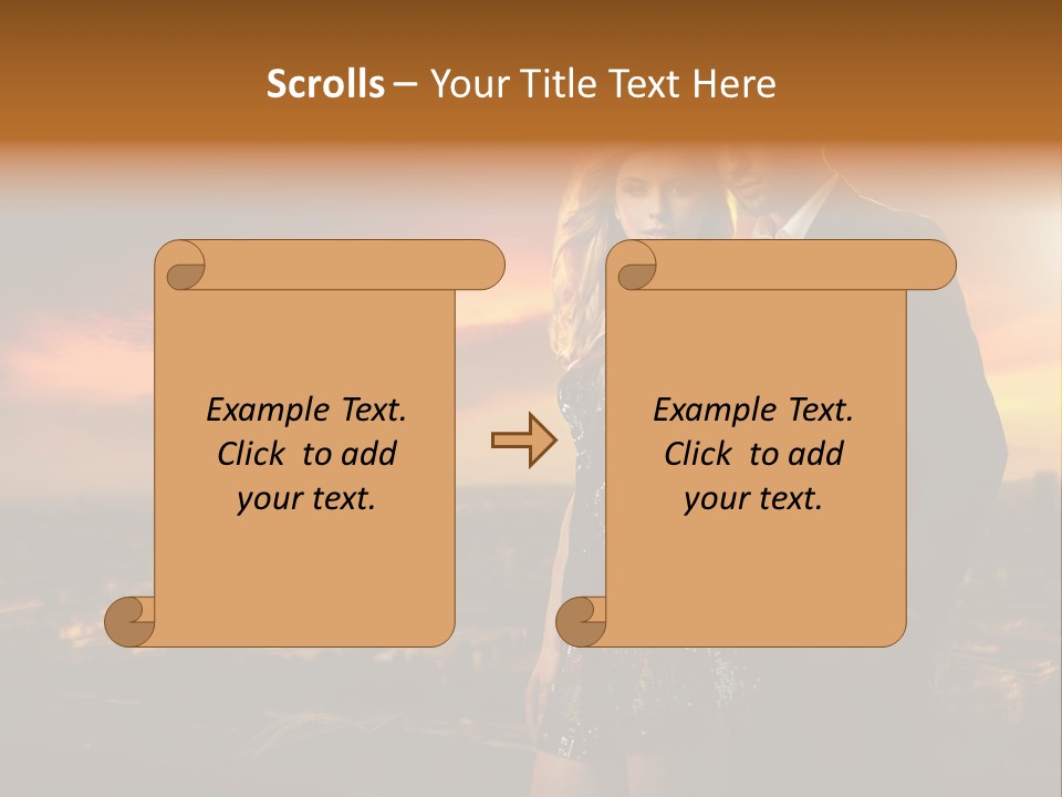 Ring Lifestyles Couple PowerPoint Template
