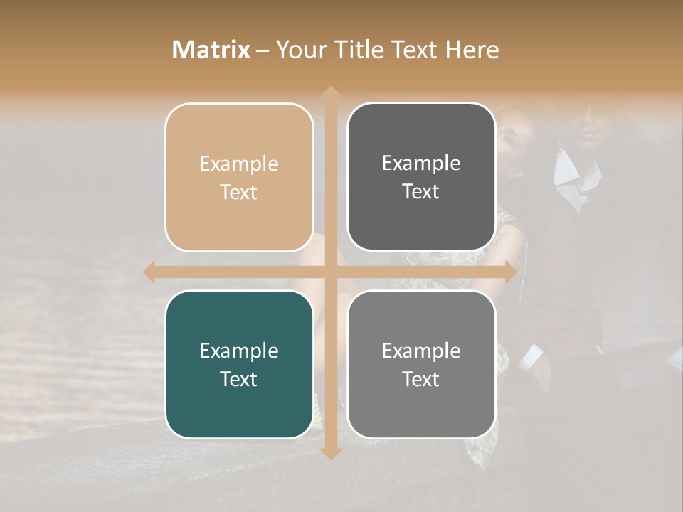 Happiness City Fashion PowerPoint Template