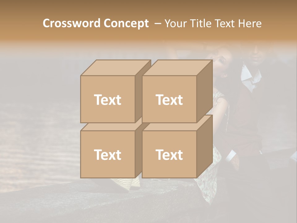 Happiness City Fashion PowerPoint Template