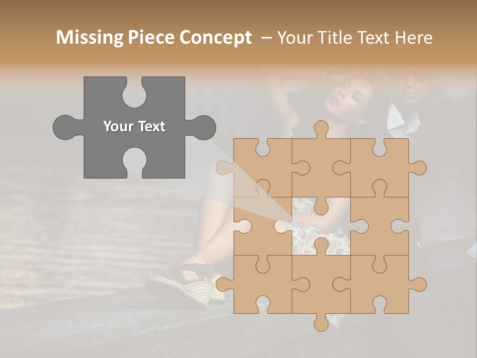 Happiness City Fashion PowerPoint Template