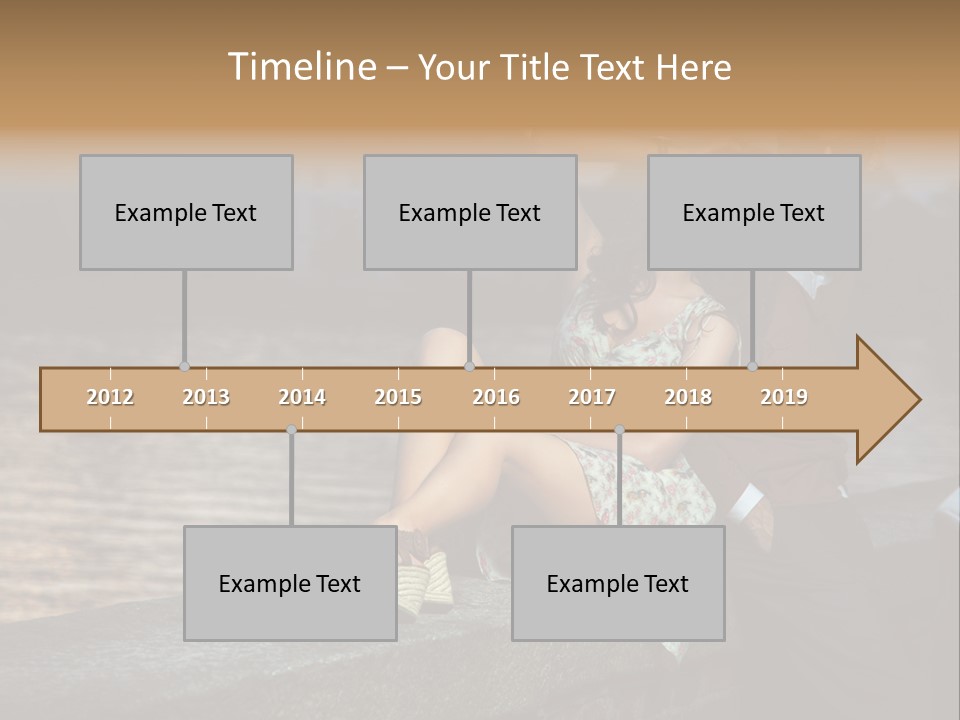 Happiness City Fashion PowerPoint Template