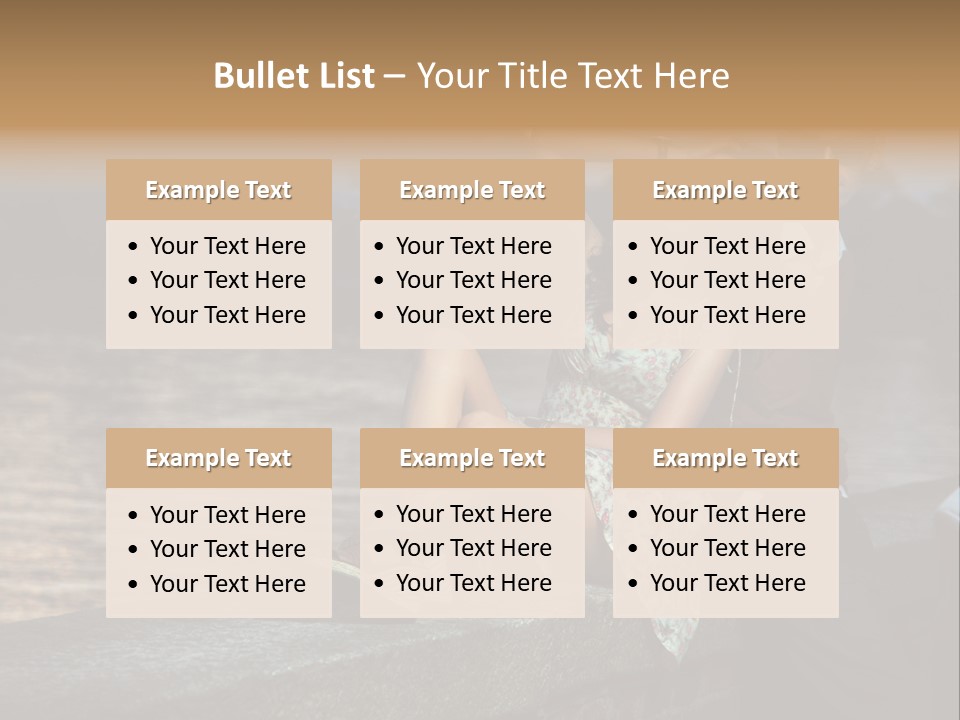 Happiness City Fashion PowerPoint Template