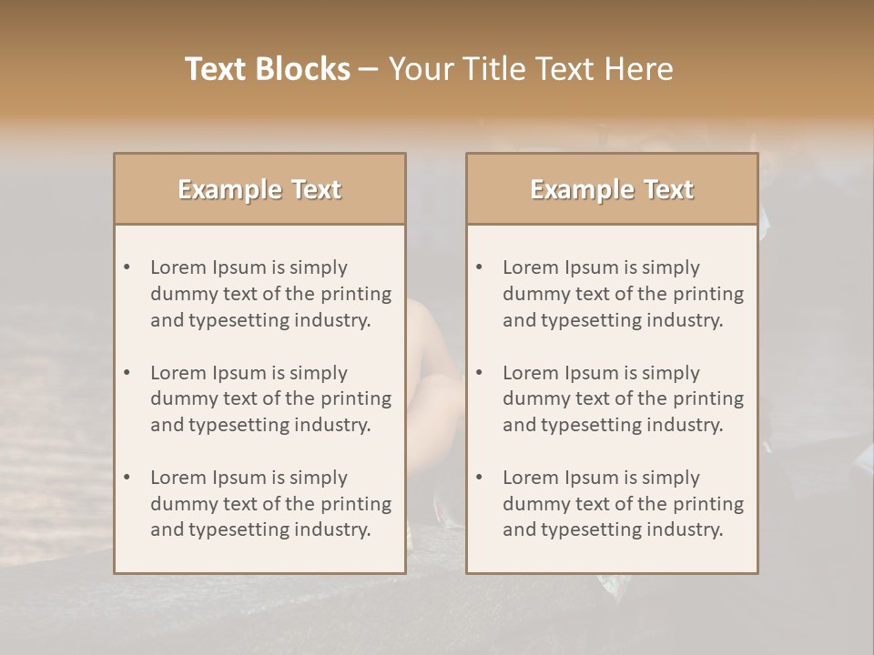 Happiness City Fashion PowerPoint Template