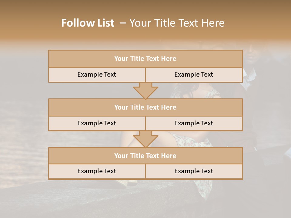 Happiness City Fashion PowerPoint Template