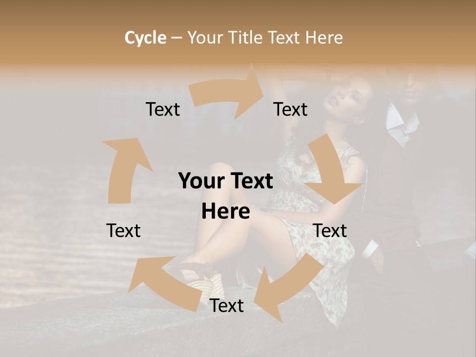 Happiness City Fashion PowerPoint Template