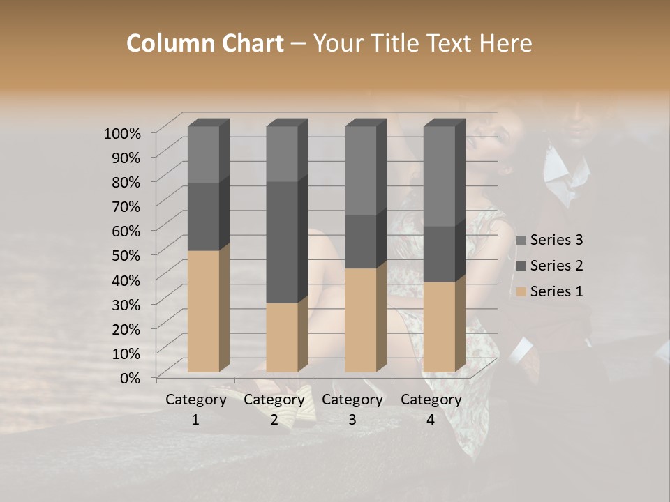 Happiness City Fashion PowerPoint Template