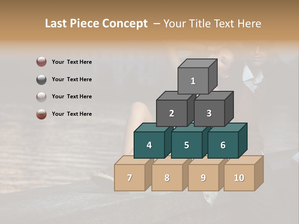 Happiness City Fashion PowerPoint Template