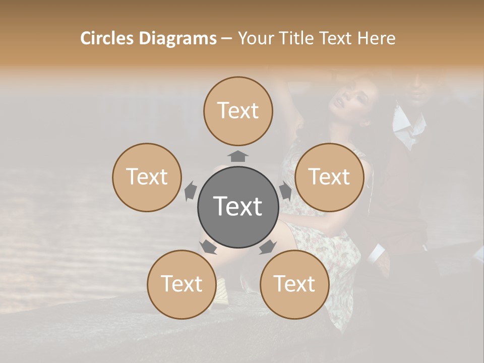 Happiness City Fashion PowerPoint Template