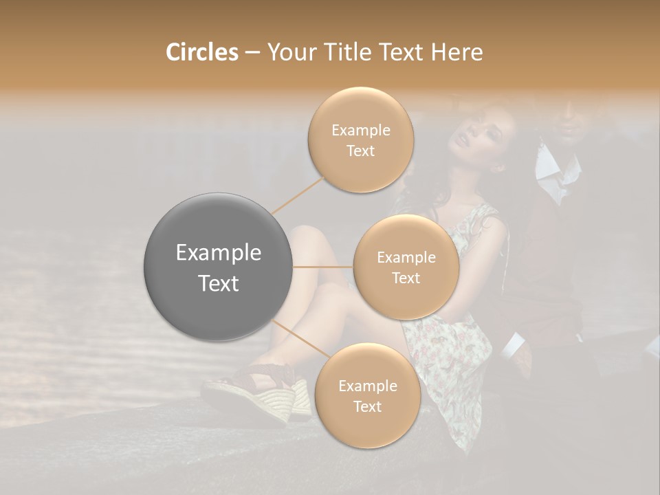 Happiness City Fashion PowerPoint Template