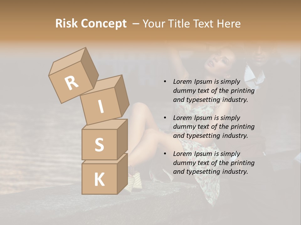 Happiness City Fashion PowerPoint Template