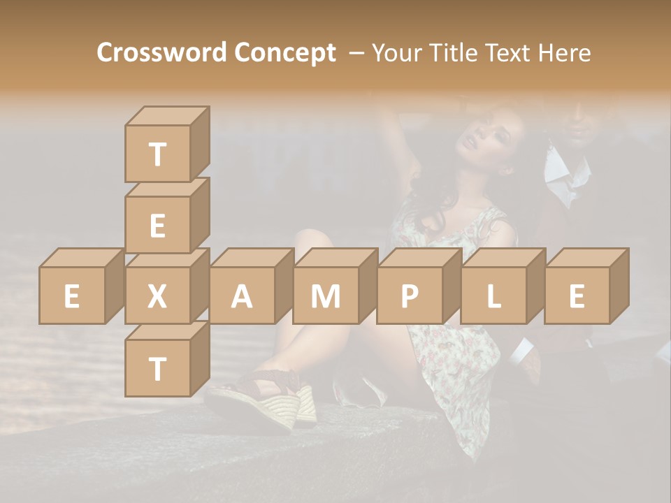 Happiness City Fashion PowerPoint Template