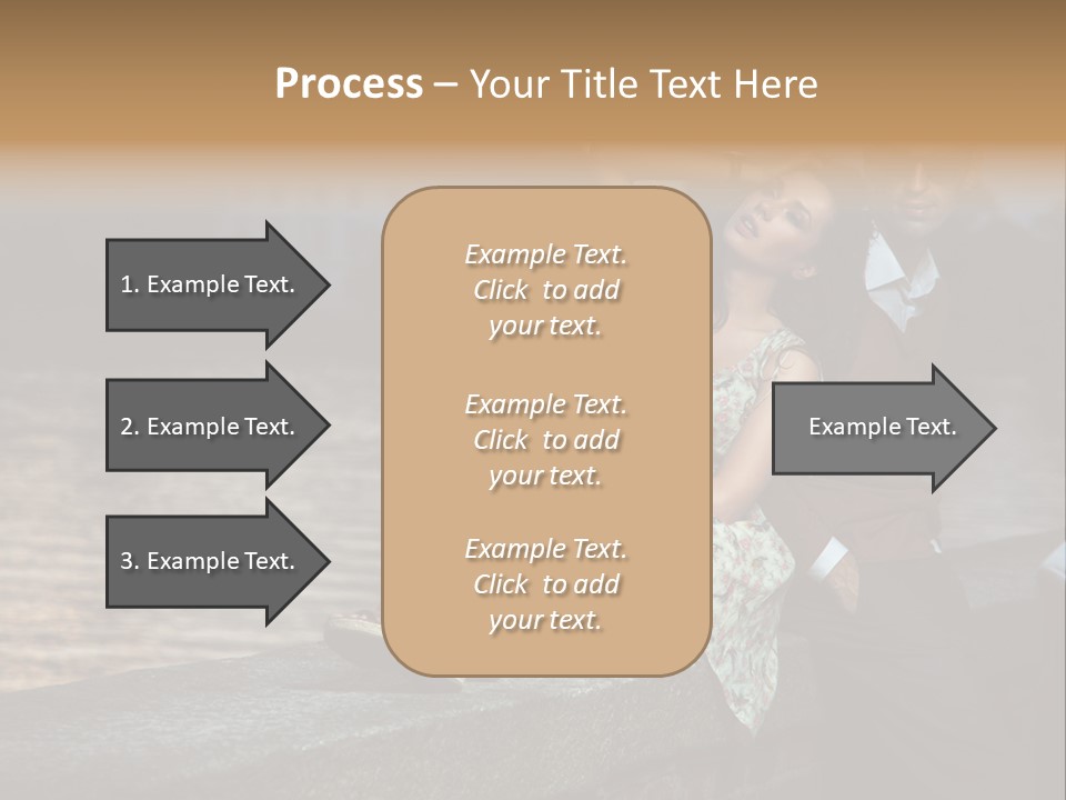 Happiness City Fashion PowerPoint Template