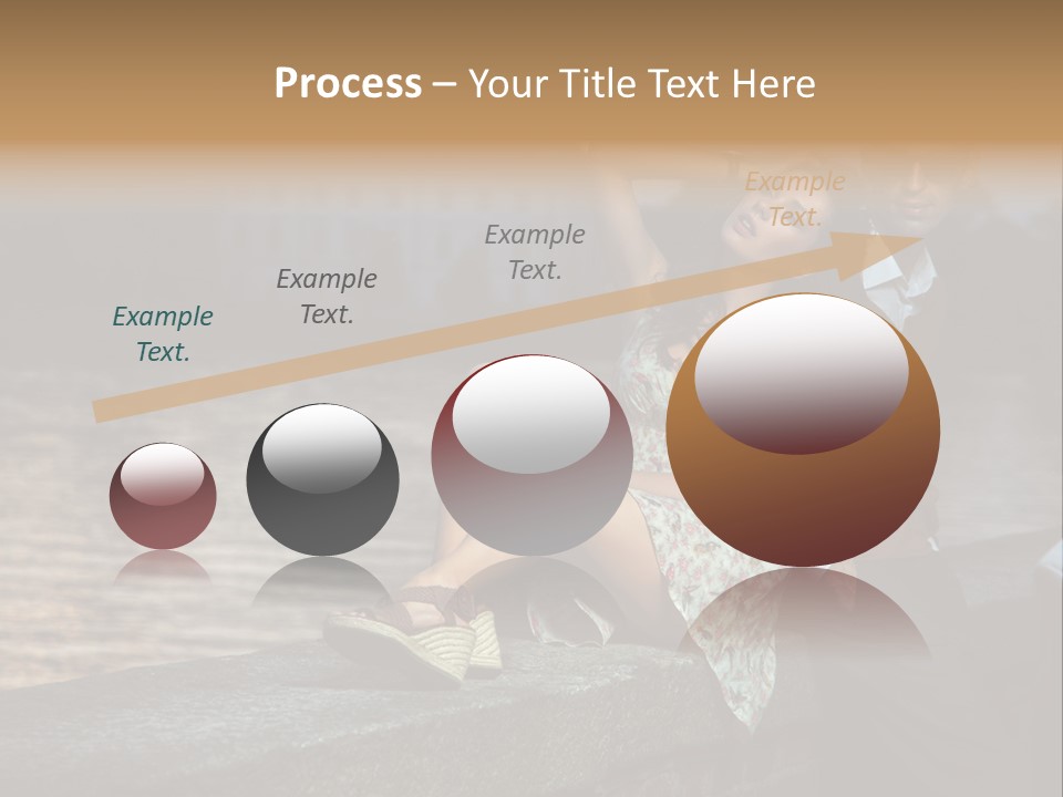 Happiness City Fashion PowerPoint Template