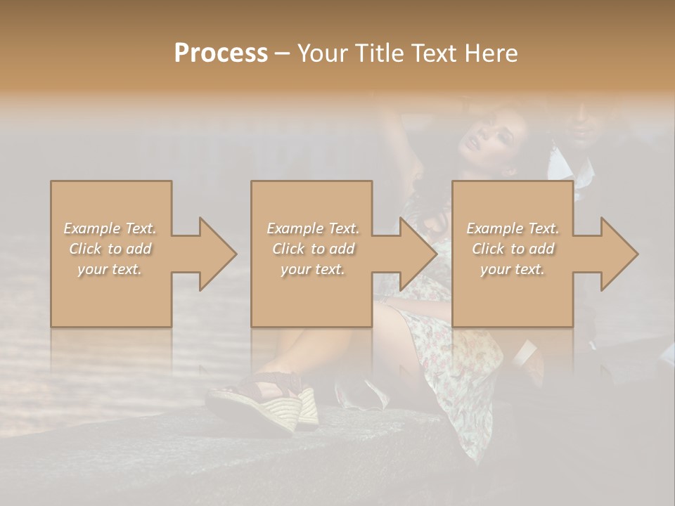 Happiness City Fashion PowerPoint Template