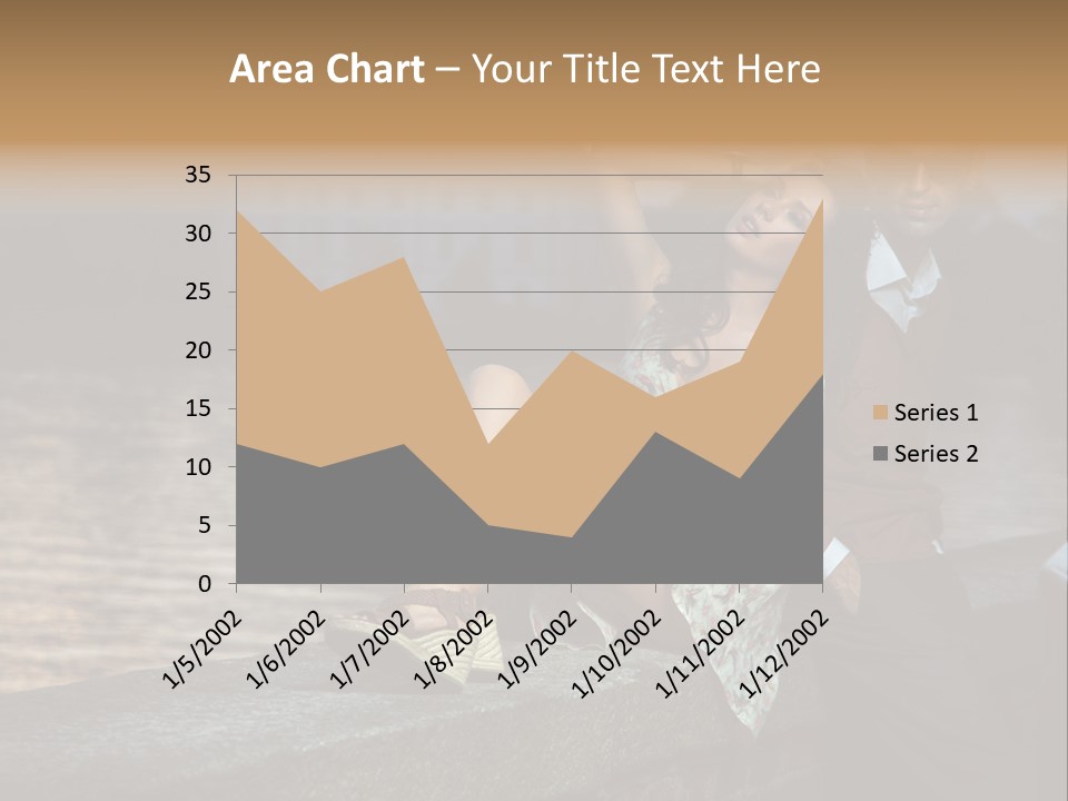 Happiness City Fashion PowerPoint Template