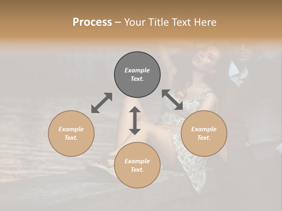 Happiness City Fashion PowerPoint Template