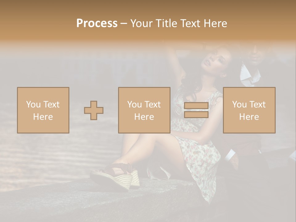 Happiness City Fashion PowerPoint Template