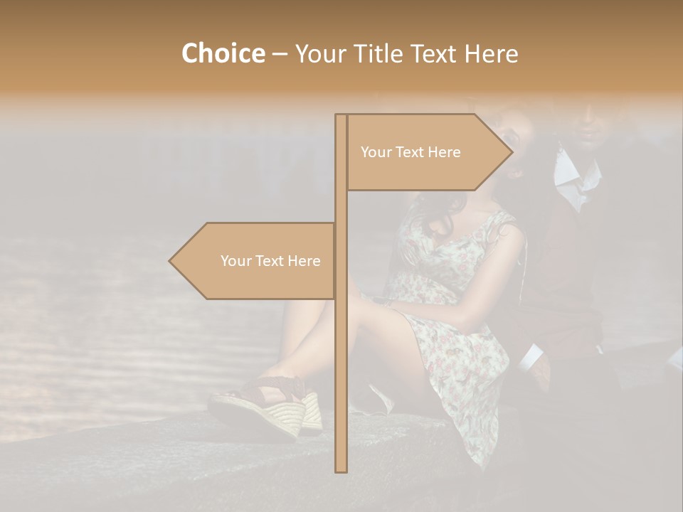 Happiness City Fashion PowerPoint Template