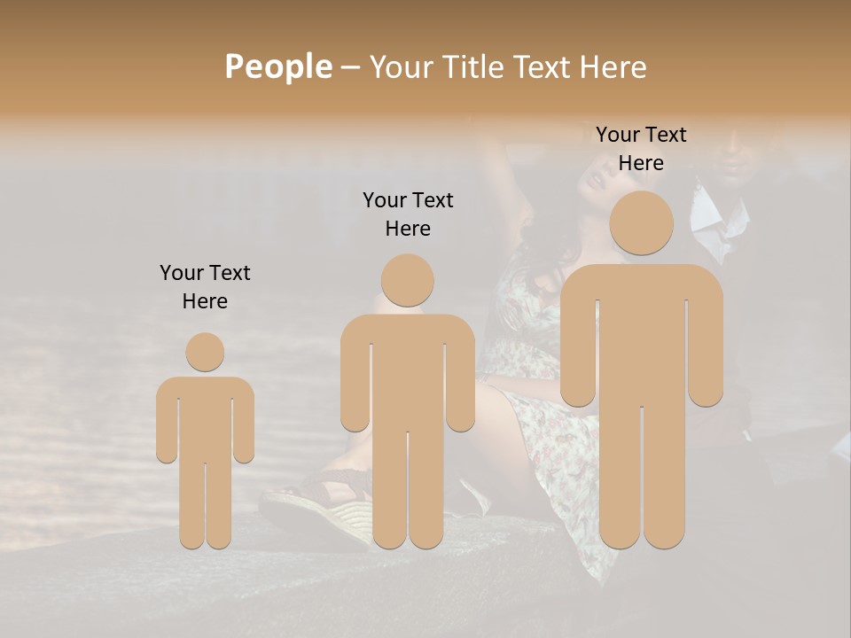 Happiness City Fashion PowerPoint Template