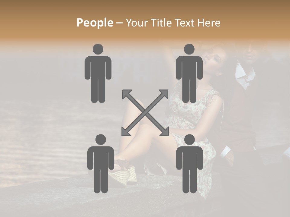 Happiness City Fashion PowerPoint Template