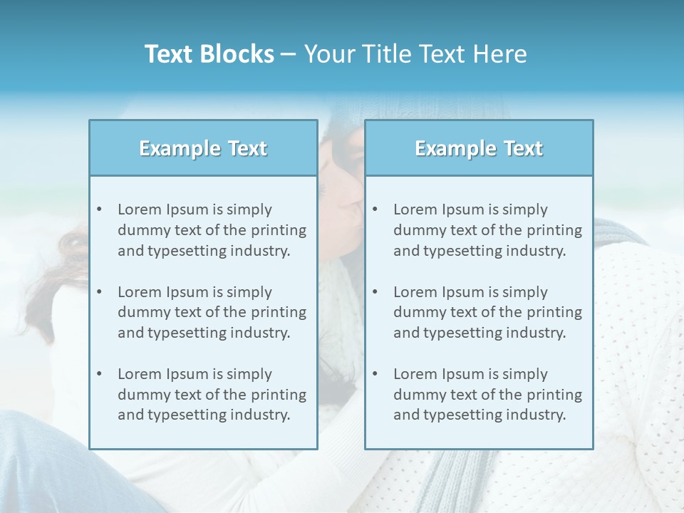 Jahreszeit Erholen Leute PowerPoint Template