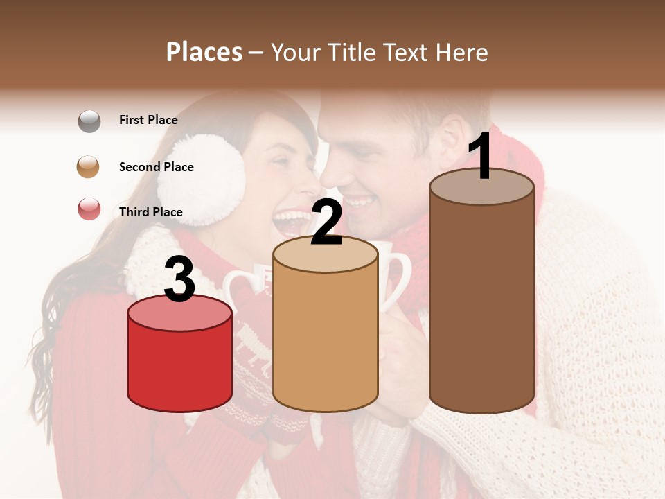 Mimik Shoppen Wintersport PowerPoint Template