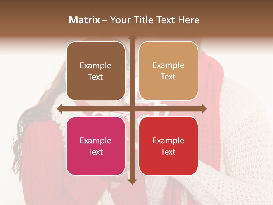 Mimik Shoppen Wintersport PowerPoint Template