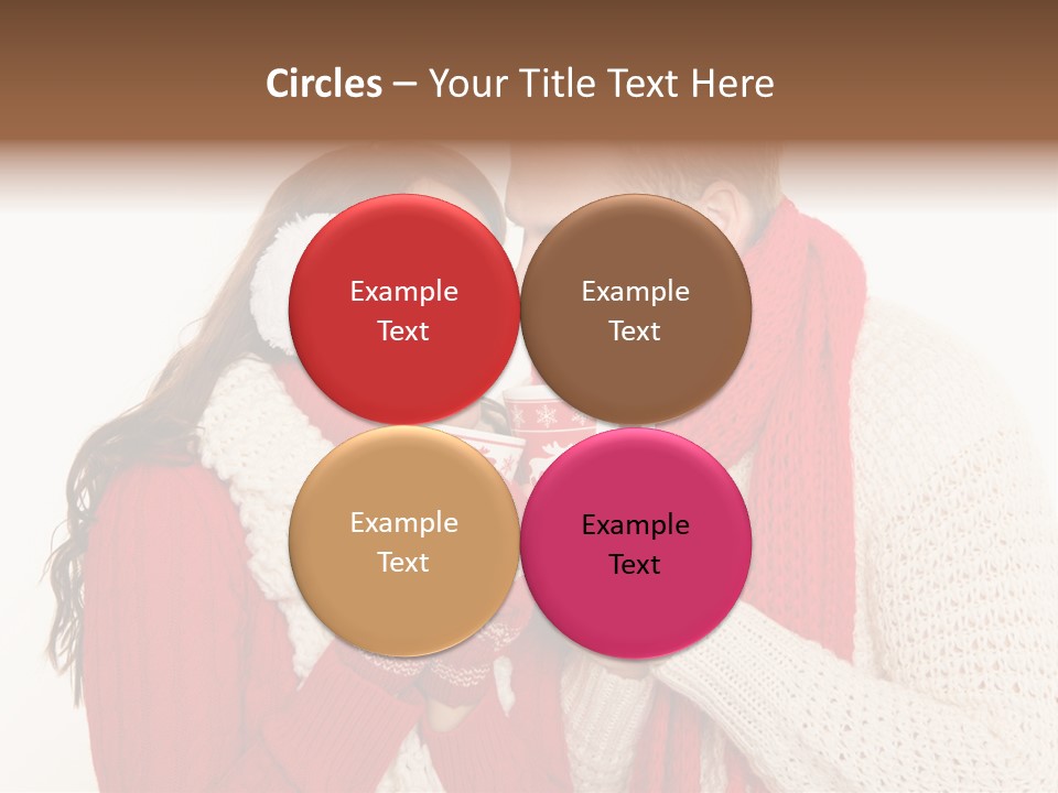 Mimik Shoppen Wintersport PowerPoint Template