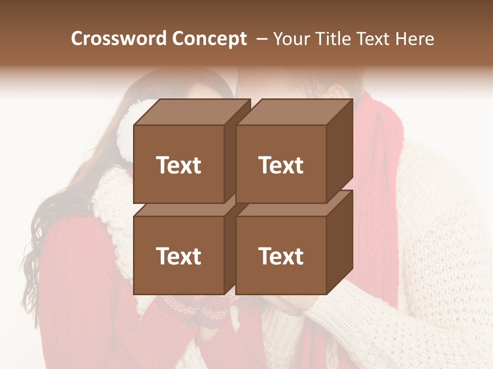 Mimik Shoppen Wintersport PowerPoint Template