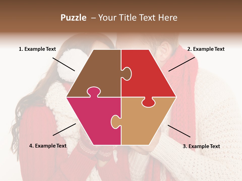 Mimik Shoppen Wintersport PowerPoint Template