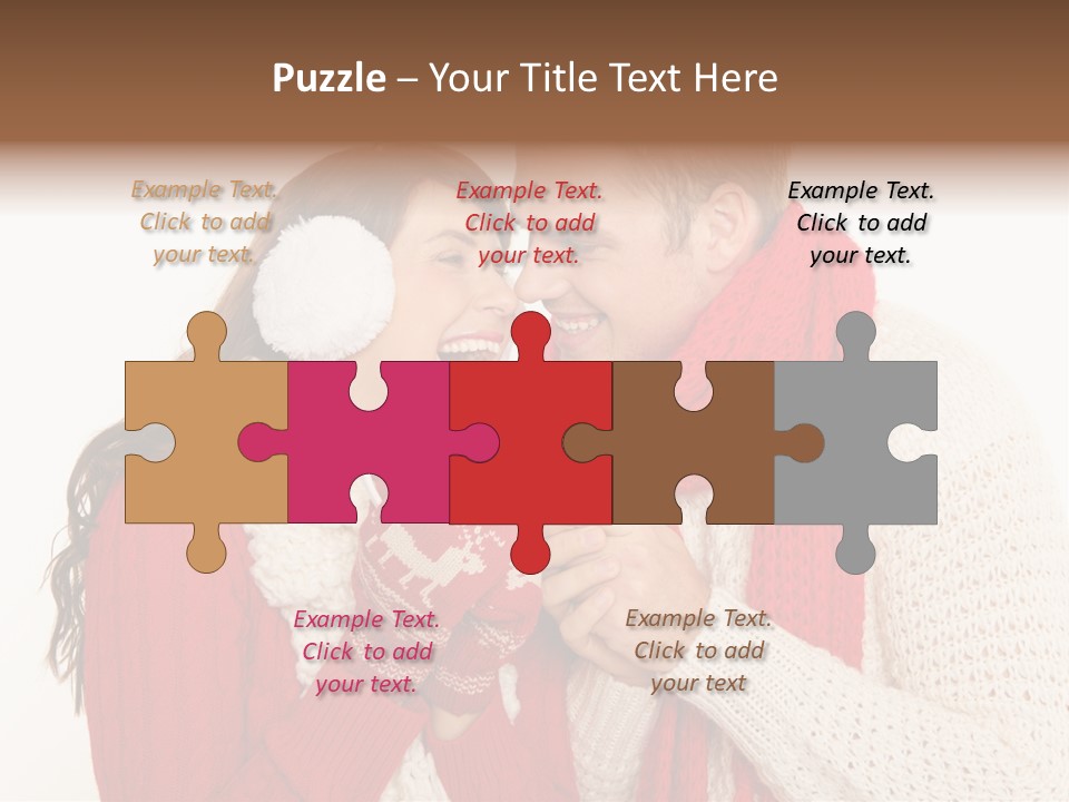 Mimik Shoppen Wintersport PowerPoint Template