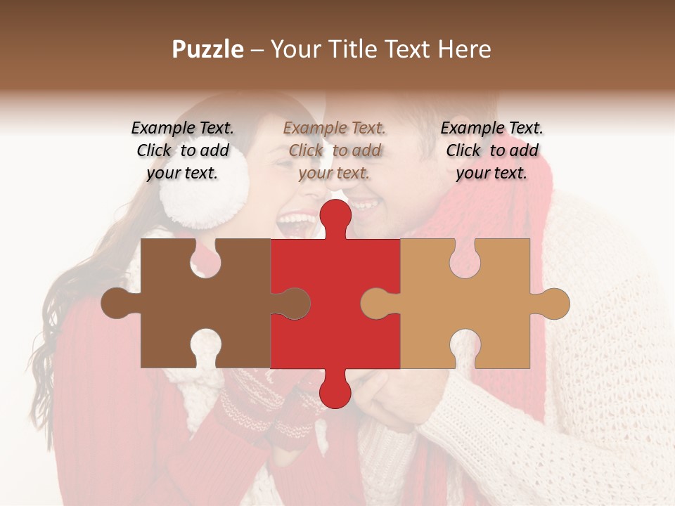 Mimik Shoppen Wintersport PowerPoint Template