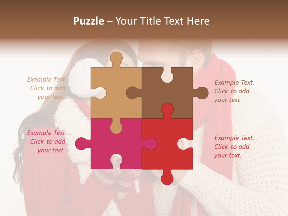 Mimik Shoppen Wintersport PowerPoint Template