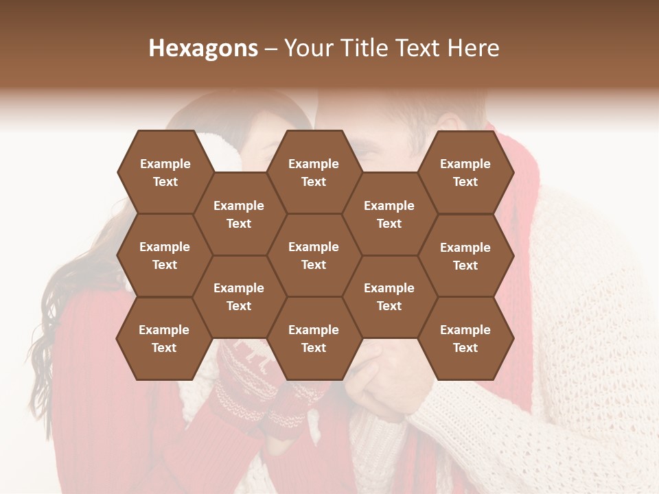 Mimik Shoppen Wintersport PowerPoint Template