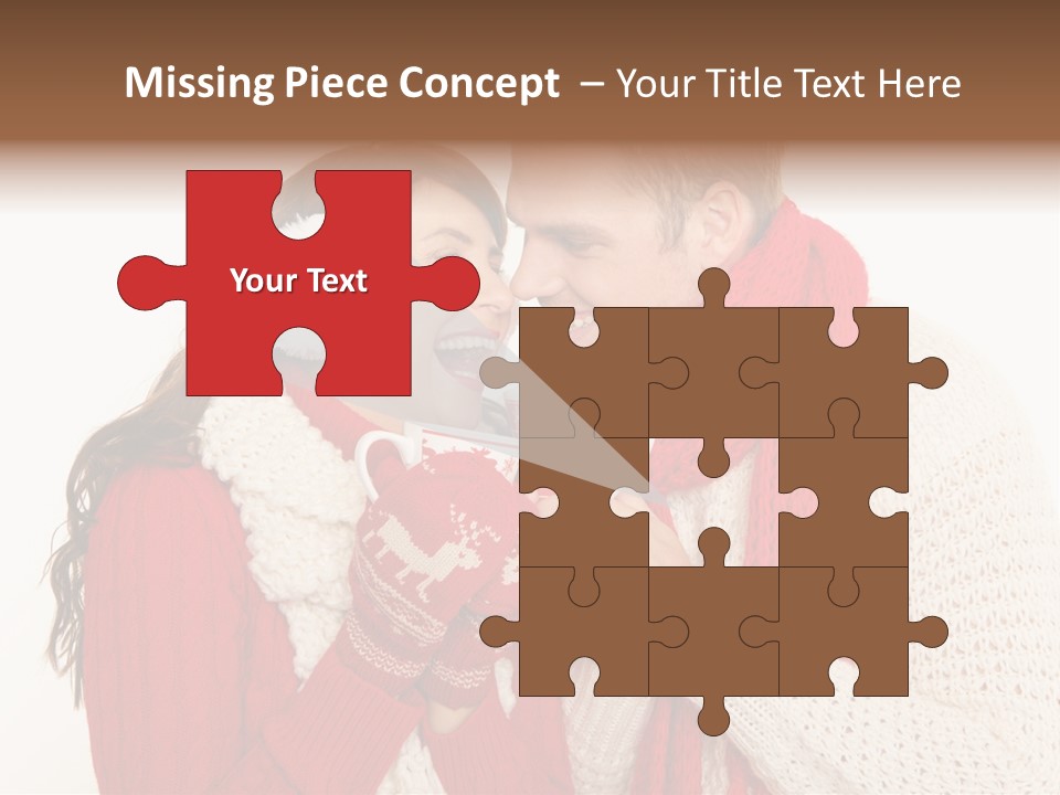 Mimik Shoppen Wintersport PowerPoint Template