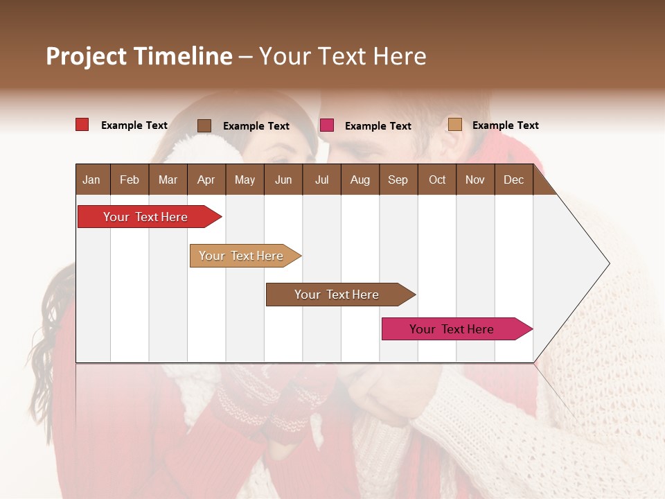 Mimik Shoppen Wintersport PowerPoint Template