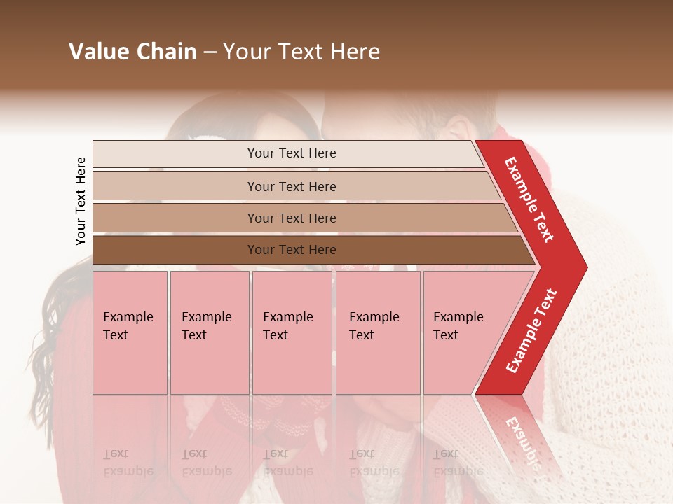 Mimik Shoppen Wintersport PowerPoint Template