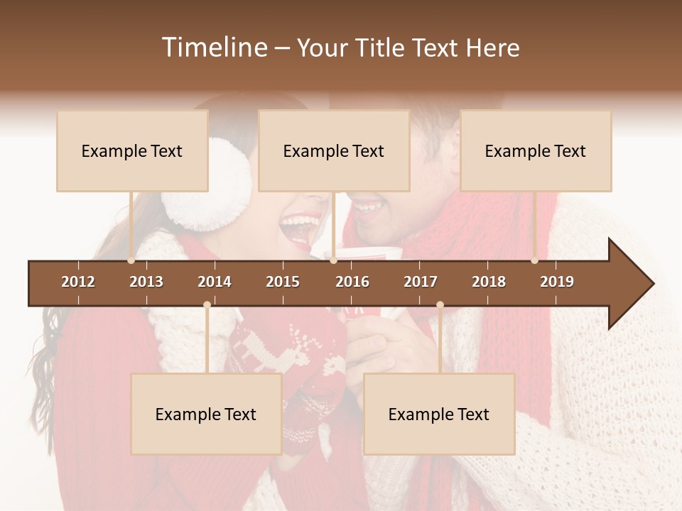 Mimik Shoppen Wintersport PowerPoint Template