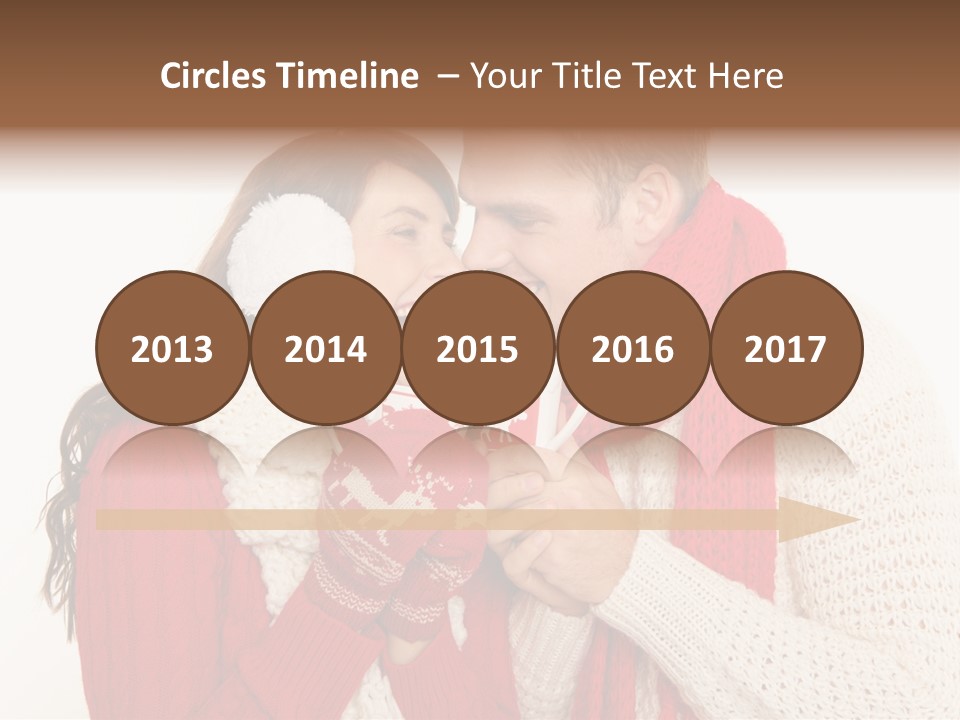 Mimik Shoppen Wintersport PowerPoint Template