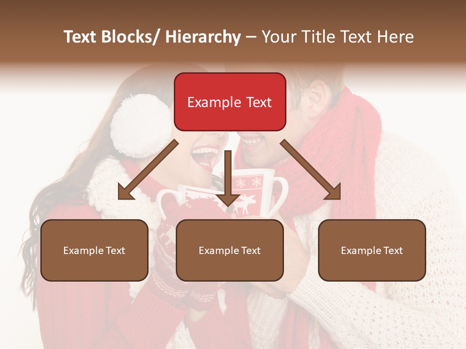 Mimik Shoppen Wintersport PowerPoint Template