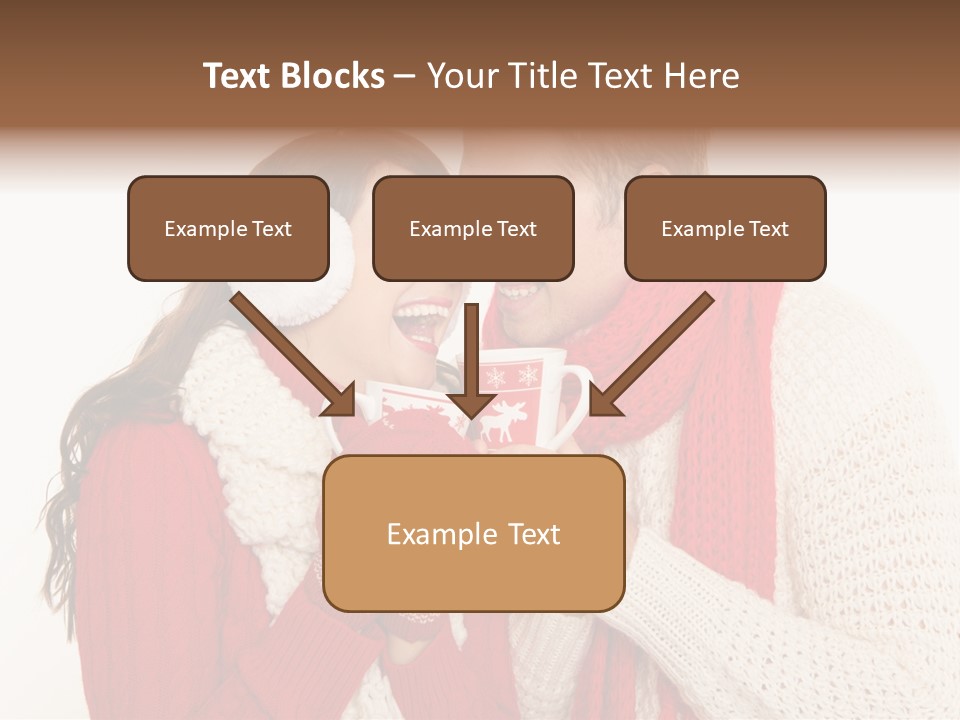 Mimik Shoppen Wintersport PowerPoint Template