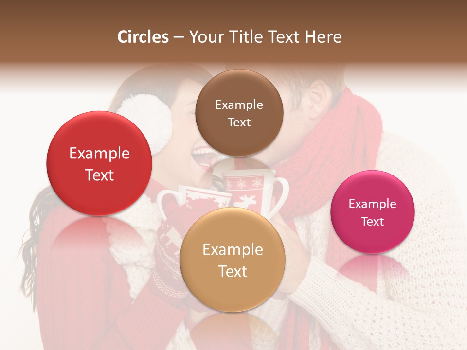 Mimik Shoppen Wintersport PowerPoint Template