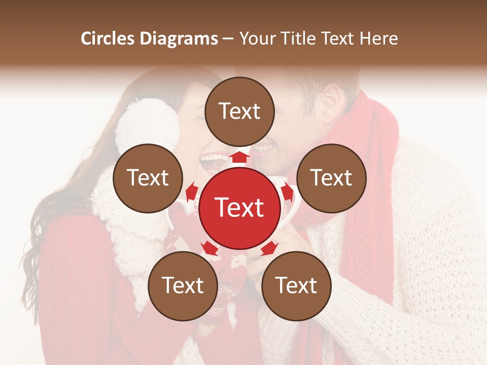 Mimik Shoppen Wintersport PowerPoint Template