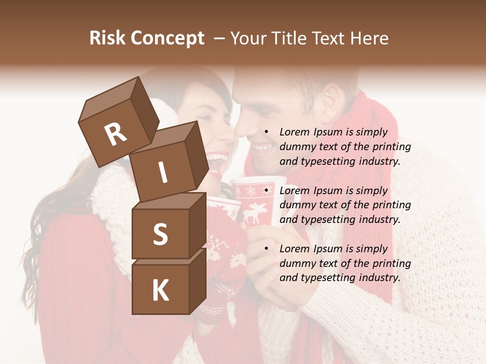 Mimik Shoppen Wintersport PowerPoint Template