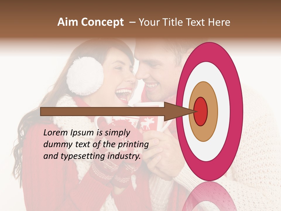 Mimik Shoppen Wintersport PowerPoint Template