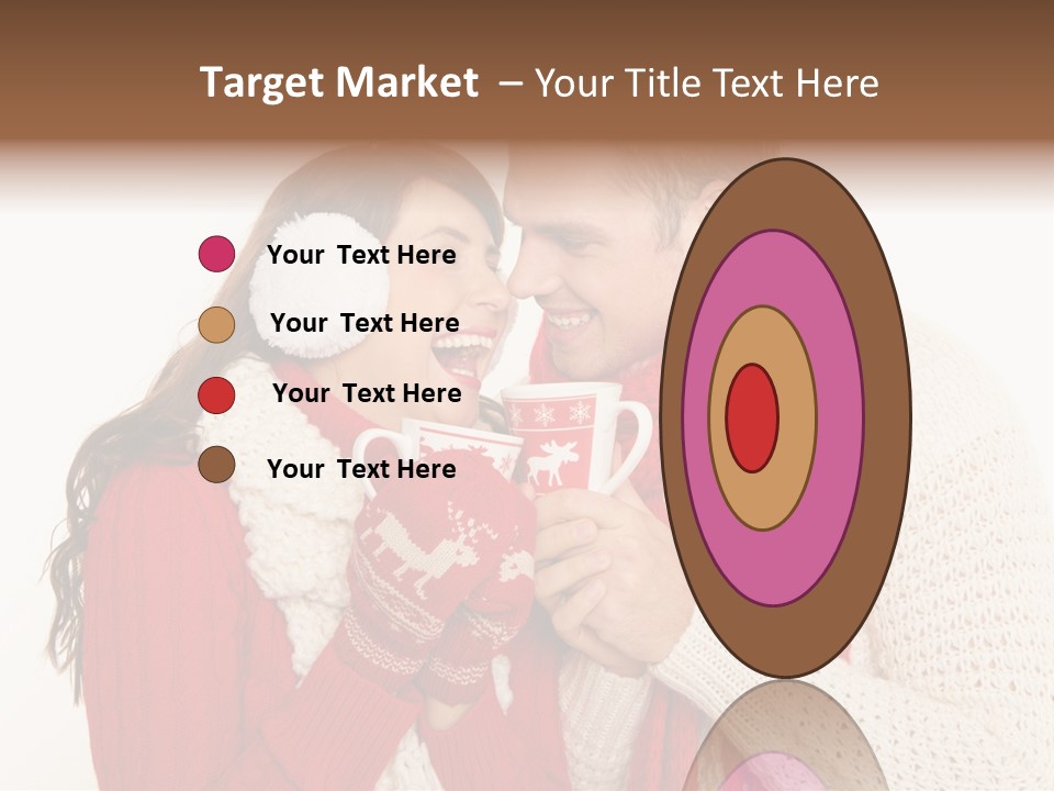 Mimik Shoppen Wintersport PowerPoint Template