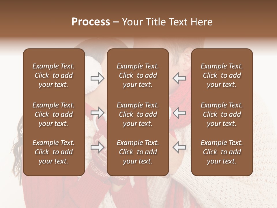 Mimik Shoppen Wintersport PowerPoint Template