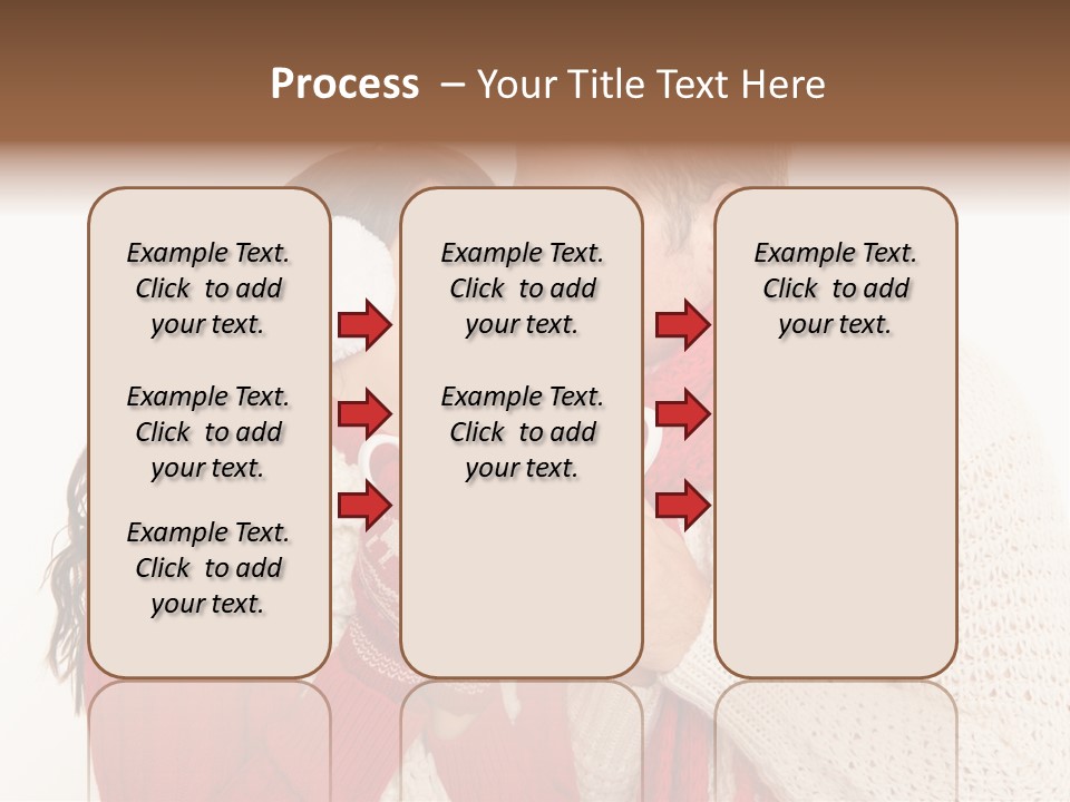 Mimik Shoppen Wintersport PowerPoint Template